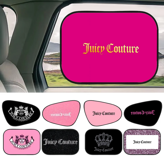 J-Juicy Cool C- Couture Sun Shade Cover For Car Side Window Electrostatic Curtains Sun Protection For Baby 99.9% UV Blocker