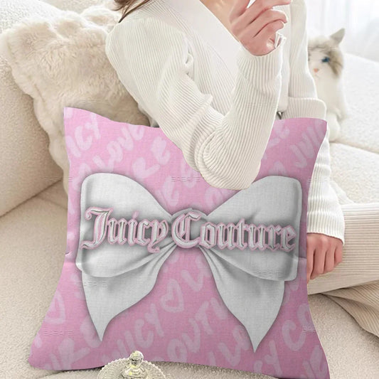 Fashion J-juicy-couture Pillow Covers Cartoon Sofa Decorative Home Double-sided Printing Short Plush Cute Cushion Cover