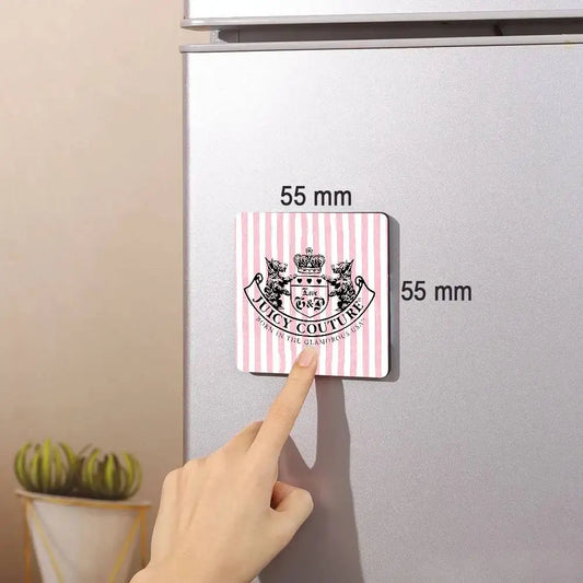 Fashion J-Juicy Cool Couture Photo Fridge Magnet Personalize Refrigerator Holiday Decor For Friends Gift Vibrant Print Quality
